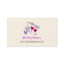 Cartão de visita do Planejador de Partidos/Eventos