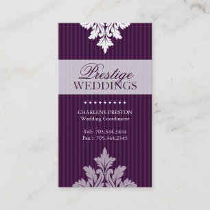 CARTÃO DE VISITA DO PLANEJADOR DO CASAMENTO