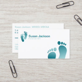 Cartão de visita do Podiatrist