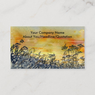 Cartão de visita do "por do sol"