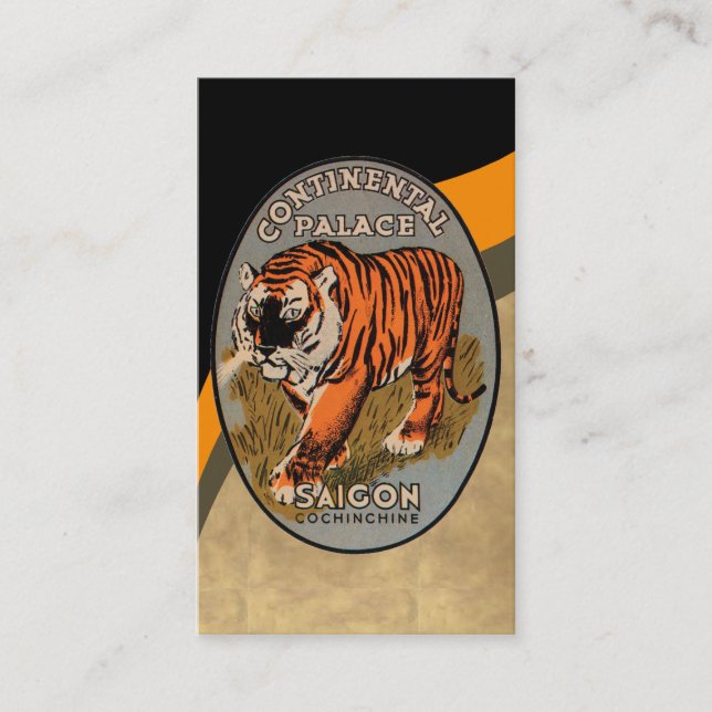 Cartão de visita do poster do hotel de Saigon do (Frente)