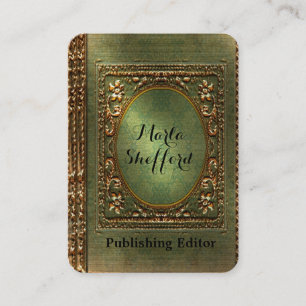 Cartão de visita do profissional dos escritores de