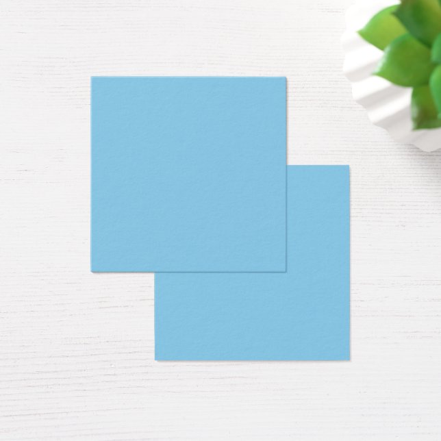 Cartão de visita do Quadrado Azul do Bebê (Mesa)