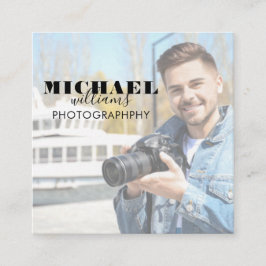 Cartão de visita do Quadrado de Fotos