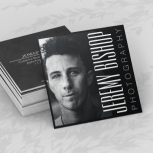 Cartão de visita do quadrado do fotógrafo profissi