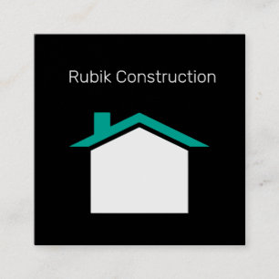 Cartão de visita do Quadrado Núcleo Negro de Const