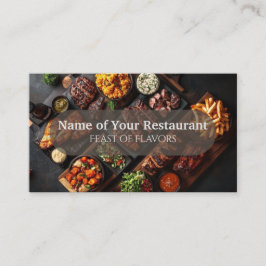 Cartão de visita do restaurante Grill & Greens