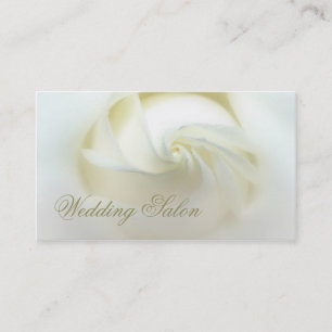 Cartão de visita do salão de beleza do casamento