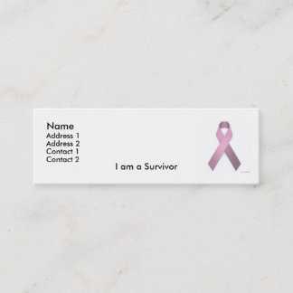 Cartão de visita do sobrevivente
