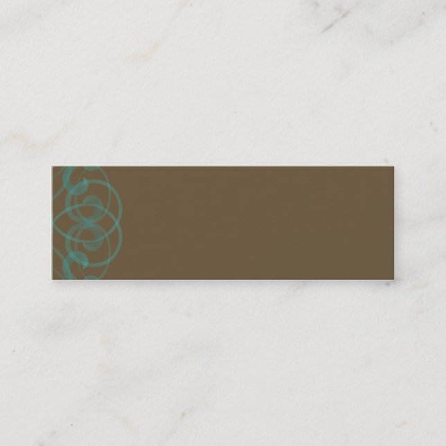 Cartão de visita do tatuagem (Frente)