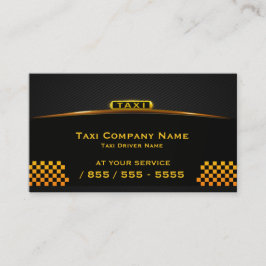 Cartão de visita do taxista de Táxi Empresa