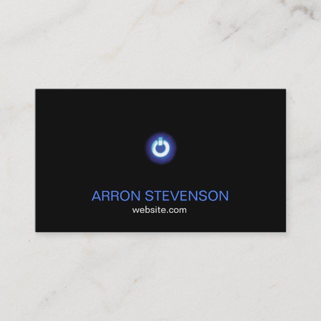 Cartão de visita do Técnico de Reparo do Computado (Frente)