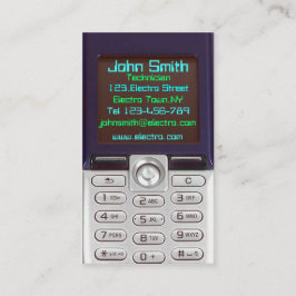 Cartão de visita do telemóvel