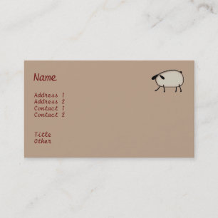 Cartão de visita do Topiary do coração