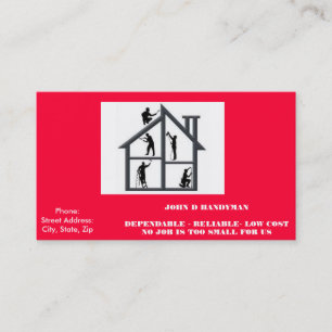 CARTÃO DE VISITA DO TRABALHADOR MANUAL