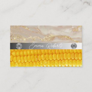 Cartão de visita do Treinador em Diamante Rosa Sil