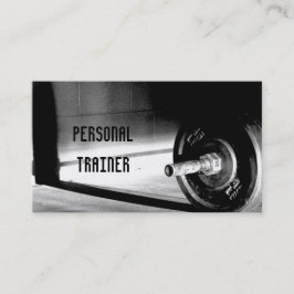 Cartão de visita do Treinador Pessoal