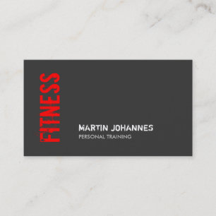 Cartão de visita do Treinador Pessoal da Malhação 