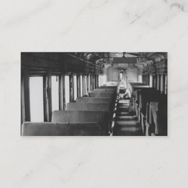 Cartão de visita do trem (Frente)