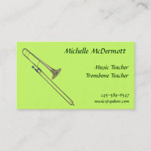 Cartão de visita do Trombone