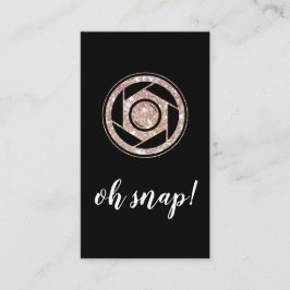 Cartão de visita do vertical do fotógrafo do