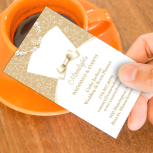 Cartão de visita do vestido Bridal Bridal