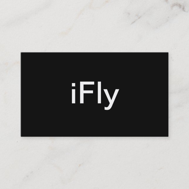 Cartão de visita do vôo (Frente)