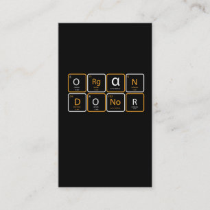 Cartão De Visita Doação de Órgãos Doação de Rins Saúde Médica