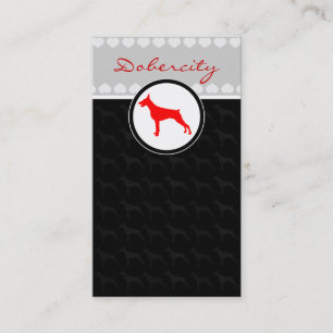 Cartão De Visita Doberman Cards