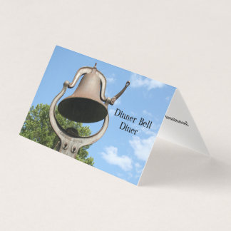 Cartão de visita dobrado customizável