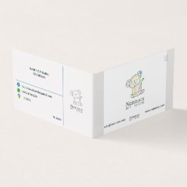 Cartão de visita DOBRADO NANNOOS