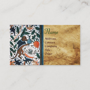 CARTÃO DE VISITA DOG DOCUP COM BURACO-PAPEL DE KITTEN