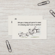 Dog Walker é engraçada e engajada caricatura