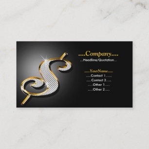 Cartão De Visita Dólar de Bling