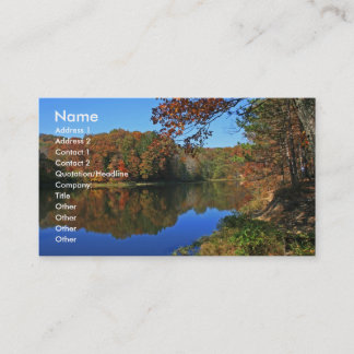 Cartão De Visita Domingo à tarde