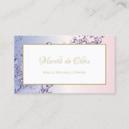 Cartão De Visita Dona do Blush Water Salon
