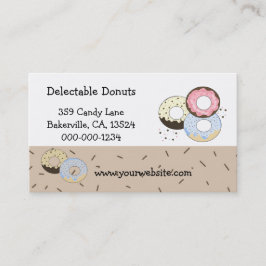 Cartão De Visita Donuts Deliciosos