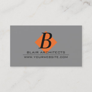Cartão de visita dos arquitetos profissionais