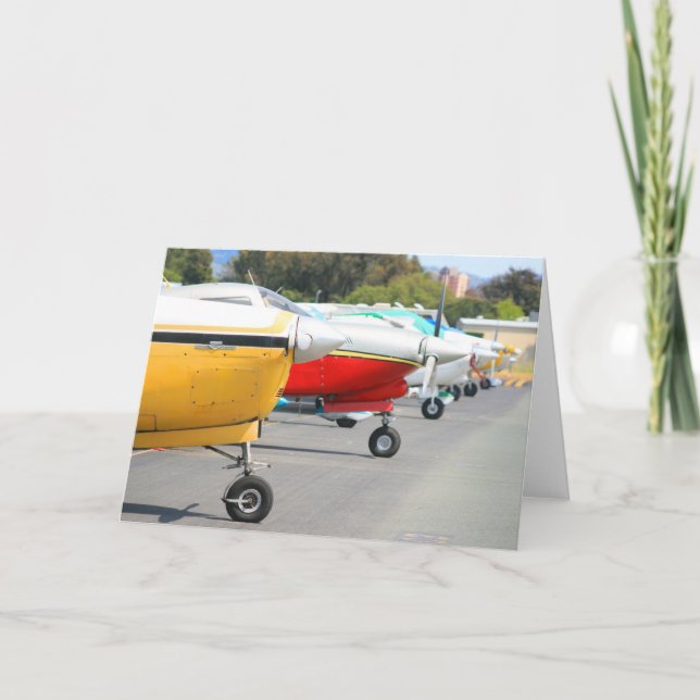 Cartão de visita dos aviões (Frente)