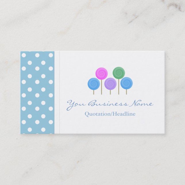 Cartão de visita dos doces (Frente)