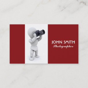 Cartão de visita dos fotógrafo