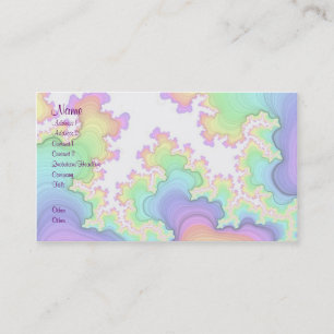 Cartão de visita dos Fractals da libélula