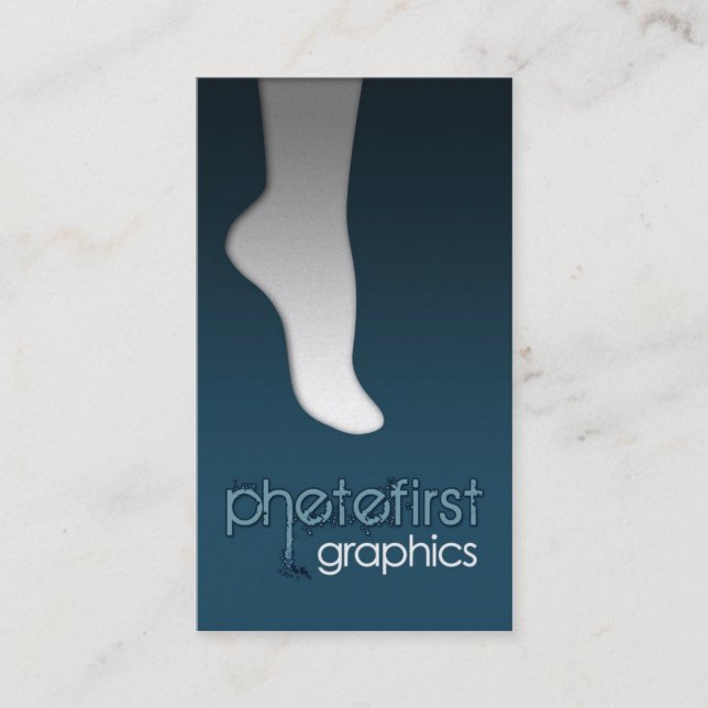 Cartão de visita dos gráficos de Phete primeiro (Frente)