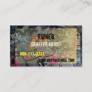 Cartão de visita dos grafites