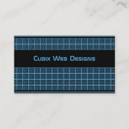 Cartão de visita dos quadrados geométricos retrorr