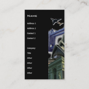 Cartão de visita dos viagens