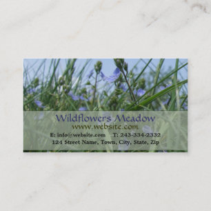 Cartão de visita dos Wildflowers