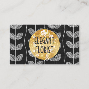 Cartão De Visita Dótulos do Flor do Giz