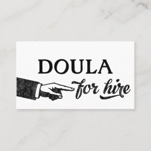 Cartão De Visita Doula Business Cards - Cool Vintage