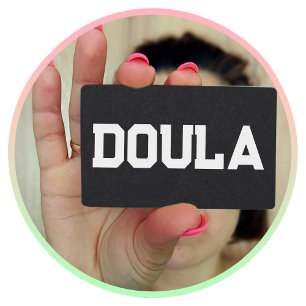 Cartão De Visita Doula Midwall Scannable QR